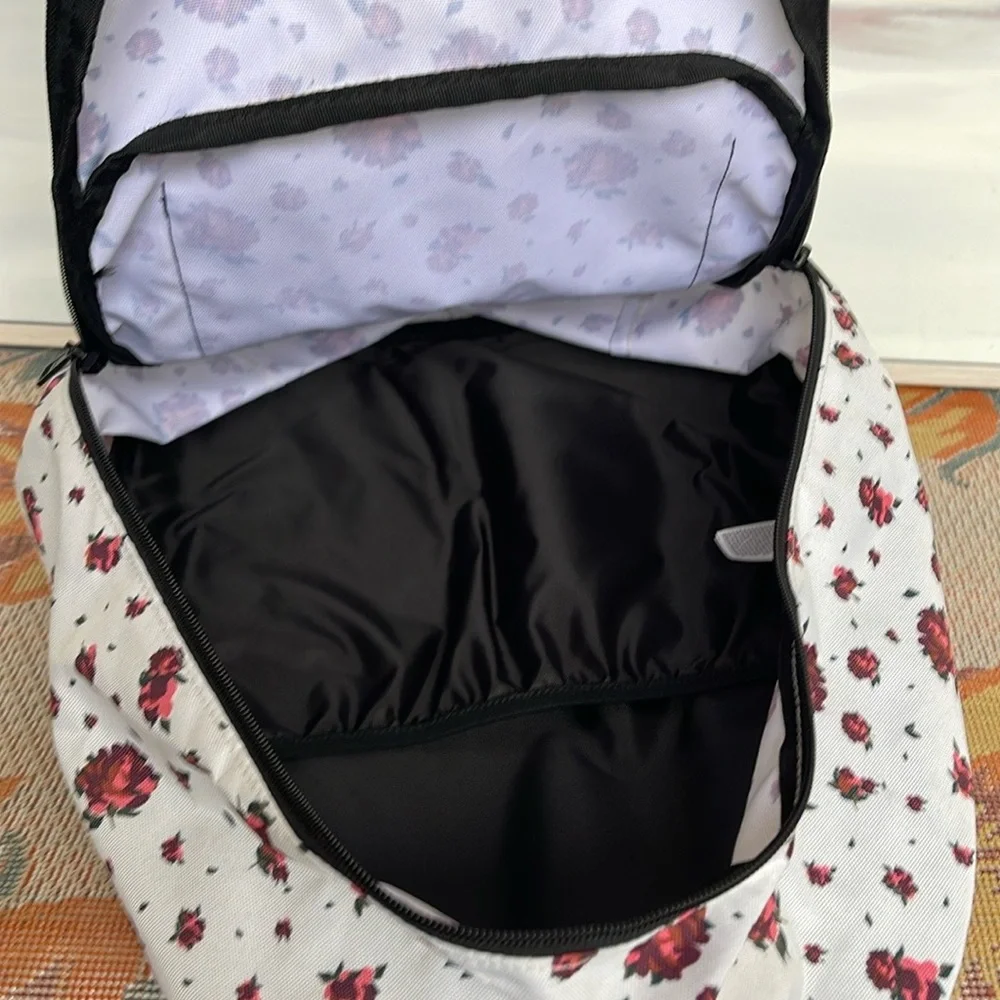 VANS Ranger 2 Prints Roses White Women's Backpack VN0A7UFM3KS NWT